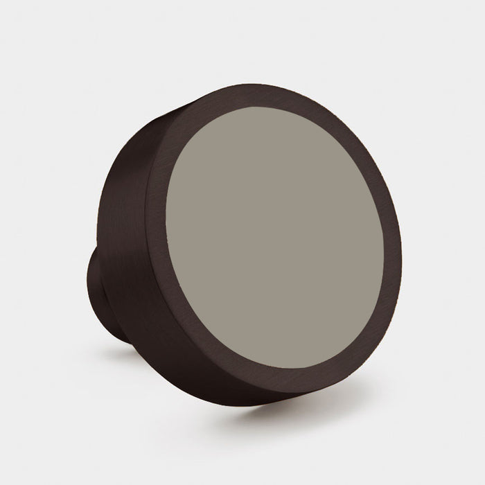 Custom Colour Brass Cabinet Knobs in Bronze – product view 3