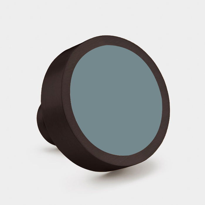 Custom Colour Brass Cabinet Knobs in Bronze – product view 4