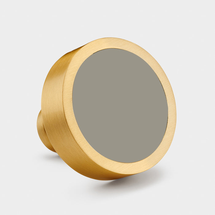 Custom Colour Brass Cabinet Knobs in Gold – product view 4
