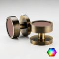 Custom Colour Brass Mortice Door Knobs in Antique