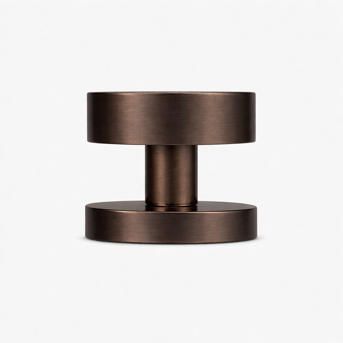 Custom Colour Brass Mortice Door Knobs in Bronze – product view 2