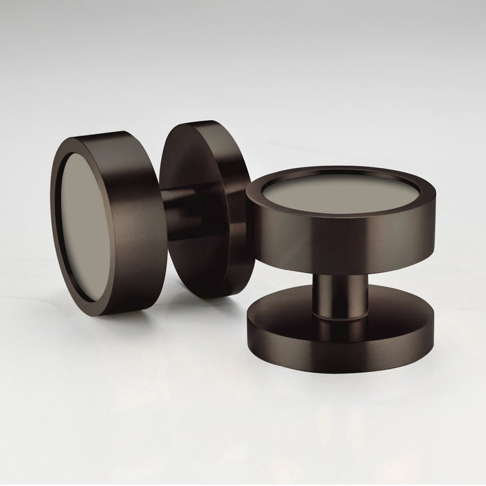 Custom Colour Brass Mortice Door Knobs in Bronze – product view 4