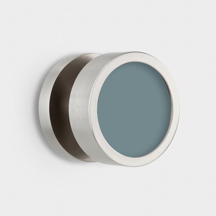 Custom Colour Brass Mortice Door Knobs in Silver – product view 3