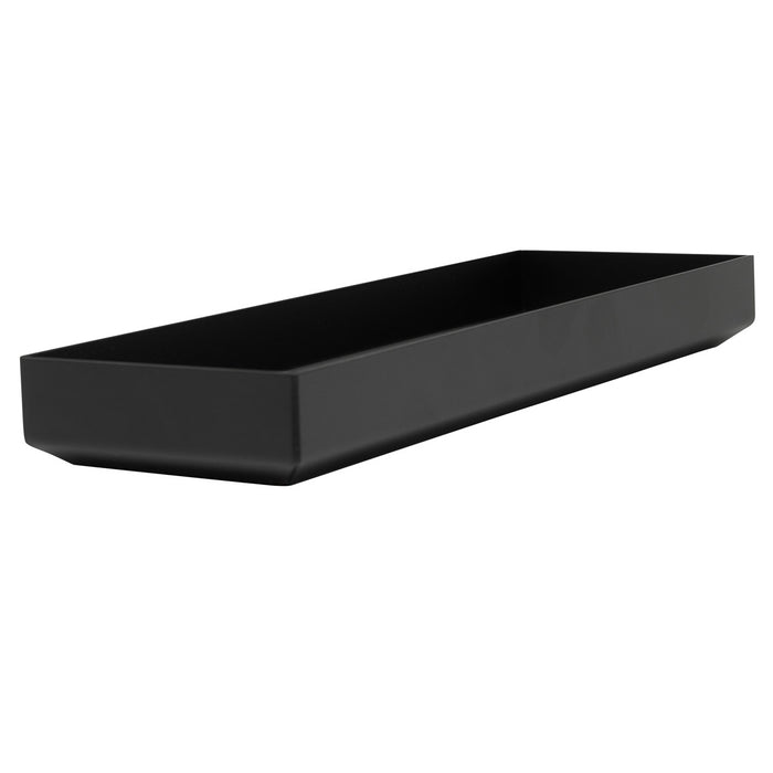 DAVENTE Drop-In Top Flush Mound Floor Vent - 4” x 12” Duct Opening (BLACK)