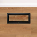 DAVENTE Drop-In Top Flush Mount Floor Vent - 4” x 10” Duct Opening (BLACK)
