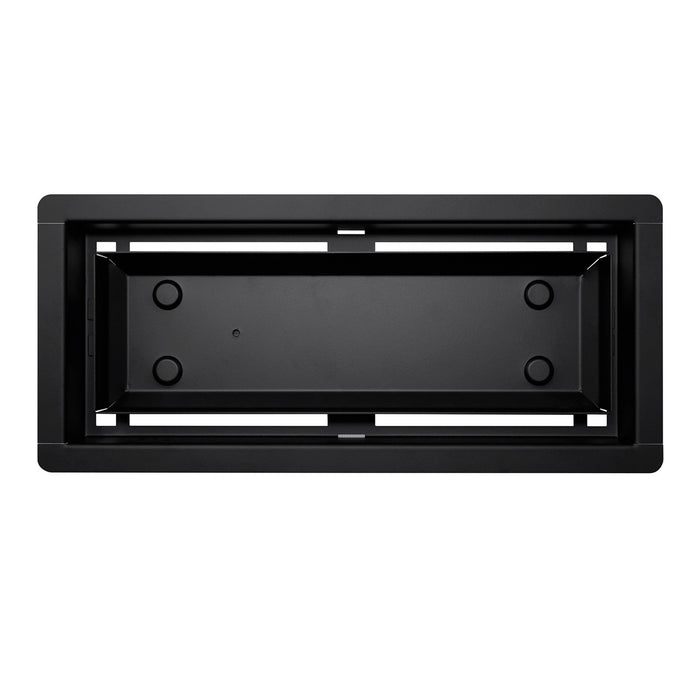 DAVENTE Drop-In Top Flush Mount Floor Vent - 4” x 10” Duct Opening (BLACK)