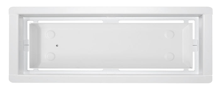 DAVENTE Drop-In Top Flush Mount Floor Vent - 4” x 12” Duct Opening (WHITE)