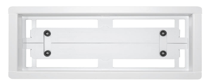 DAVENTE Drop-In Top Flush Mount Floor Vent - 4” x 12” Duct Opening (WHITE)