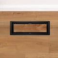 DAVENTE Drop-In Top Flush Mount Floor Vent, 3" x 10" Duct Opening (BLACK)