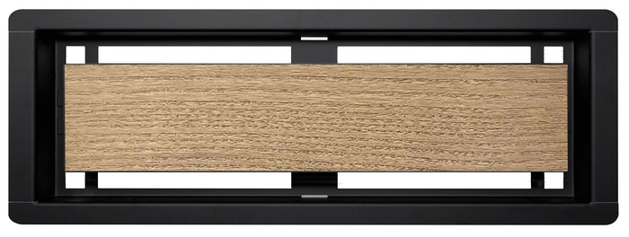 DAVENTE Drop-In Top Flush Mount Floor Vent, 3" x 10" Duct Opening (BLACK)