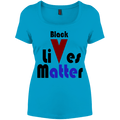 DM106L Women's Perfect Scoop Neck Tee
