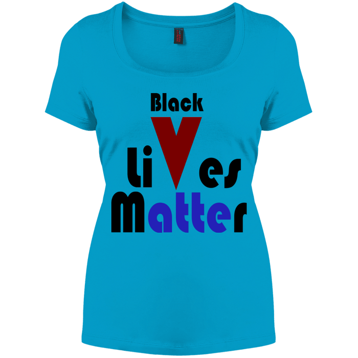 DM106L Women's Perfect Scoop Neck Tee