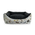Dog Print Bed Soft Durable Pet - Cozy Retreat for Your Furry Friend - pet range for dogs Snug and Cosy Pets