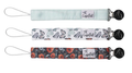 Dot Copper Pearl Binky Clip Set