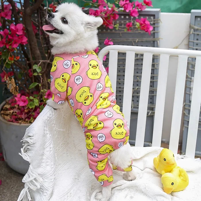 DuckDream Plush Dog Pyjamas