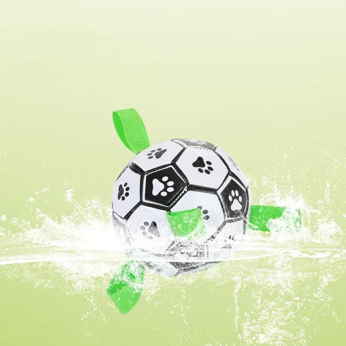 Durable Dog Ball with Tug Handles