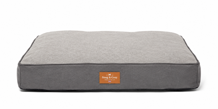 Elegance Faux Leather Orthopaedic Dog Bed | Luxury Dog Lounger Mattress - Dog Beds & Loungers for dogs Snug and Cosy Pets