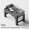 ElevEase Adjustable Raised Dog Bowl Set