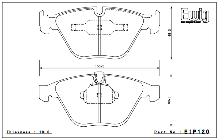 Endless Brake Pad Set EIP120 MXPL