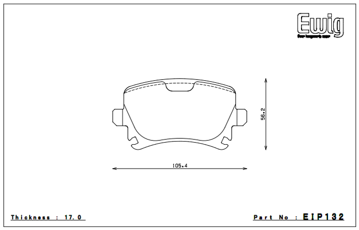 Endless Brake Pad Set EIP132 MP