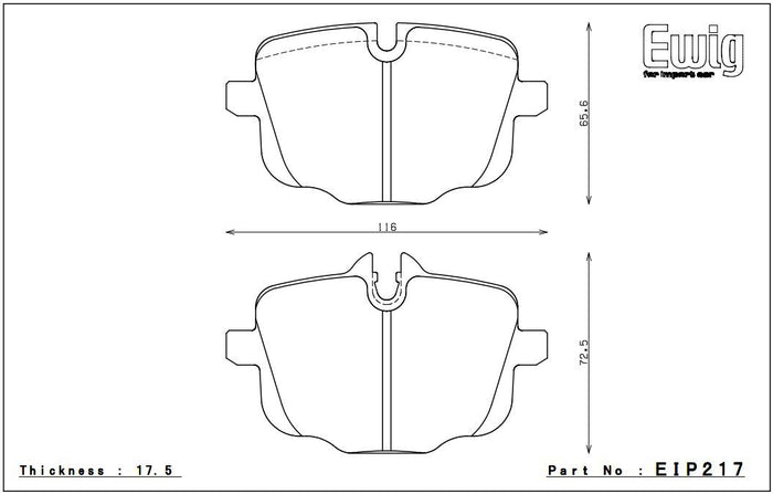 Endless Brake Pad Set EIP217 MXPL