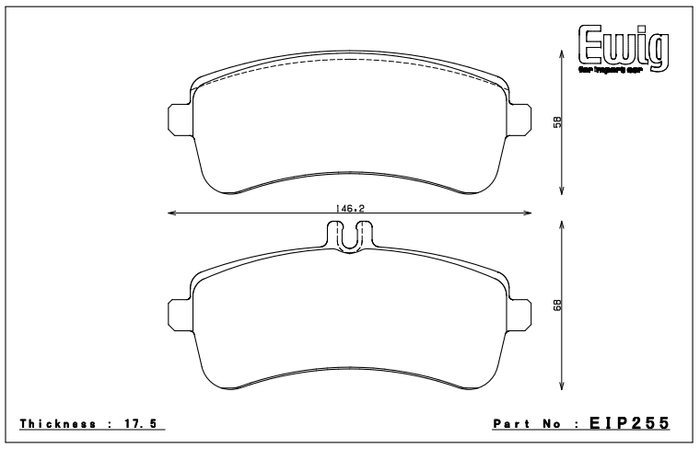 Endless Brake Pad Set EIP255 MP