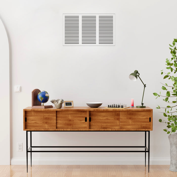Envisivent Removable Flush Mount Air Return Vent, 26" x 16" (Drywall Opening)