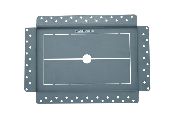 Envisivent Removable Flush Mount Air Supply, 10” x 6” (Duct Opening)/Requires 11" x 7" Drywall Opening
