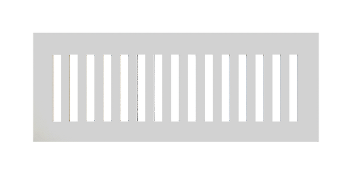 Envisivent Removable Flush Mount Air Supply, 12” x 4” (Duct Opening)/Requires 13" x 5" Drywall Opening