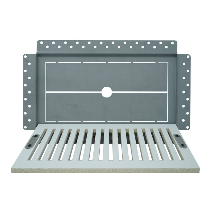 Envisivent Removable Flush Mount Air Supply, 12” x 6” (Duct Opening)/Requires 13" x 7" Drywall Opening