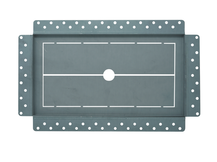 Envisivent Removable Flush Mount Air Supply, 12” x 6” (Duct Opening)/Requires 13" x 7" Drywall Opening