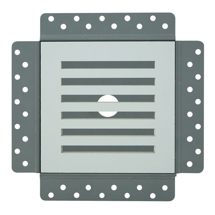 Envisivent Removable Flush Mount Air Supply Vent, 6" x 6" (Drywall Opening)