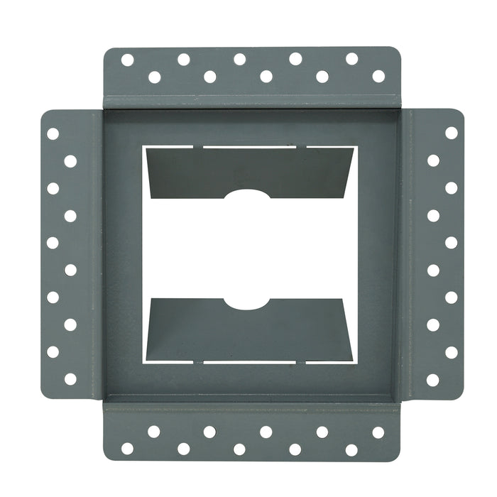 Envisivent Removable Flush Mount Air Supply Vent, 6" x 6" (Drywall Opening)