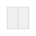 Envisivent Replacement Vent Cover ONLY (No Frame Included): Removable Flush Mount Air Return, 20" x 20" (Drywall Opening)