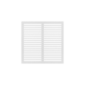 Envisivent Replacement Vent Cover ONLY (No Frame Included): Removable Flush Mount Air Return Vent 16” x 16” (Drywall Opening)
