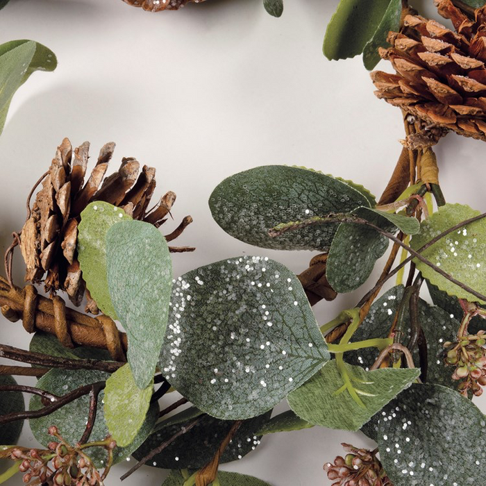 Eucalyptus & Pinecone Candle Ring