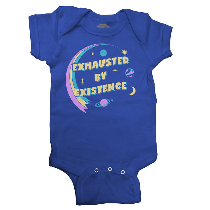 Exhausted By Existence Infant Bodysuit - Unisex Fit