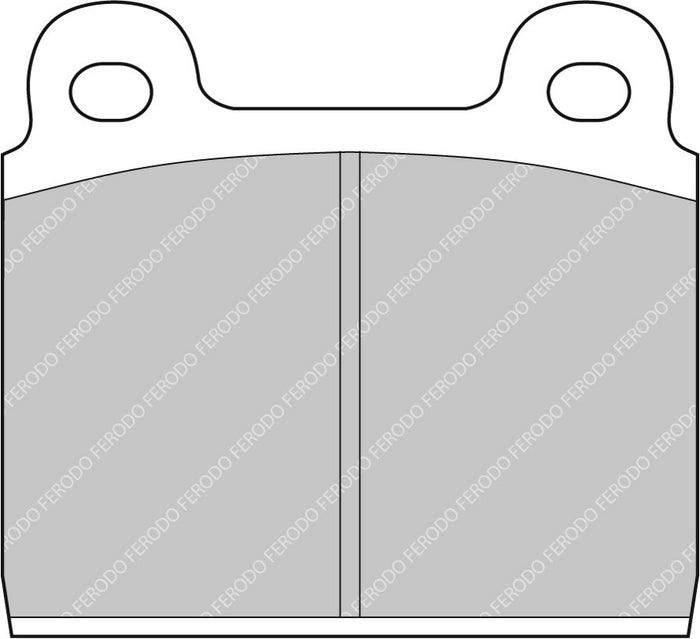 Ferodo Brake Pad Set FCP11H DS2500