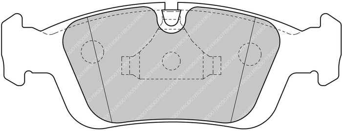 Ferodo Brake Pad Set FCP1300H DS2500