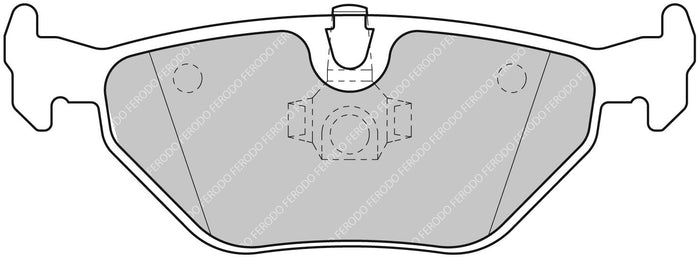 Ferodo Brake Pad Set FCP1301H DS2500