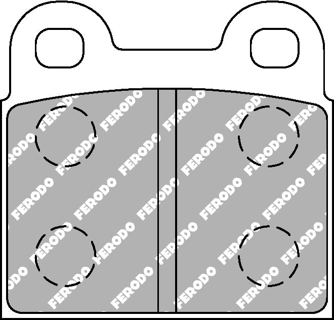 Ferodo Brake Pad Set FCP3H DS2500