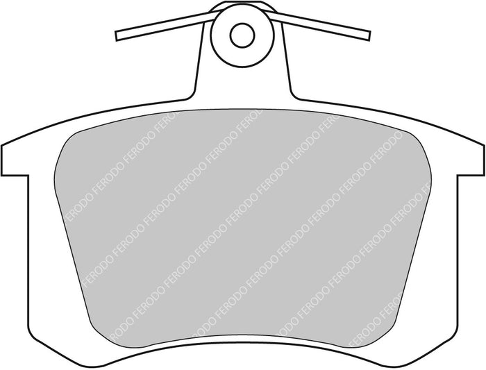 Ferodo Brake Pad Set FCP596H DS2500