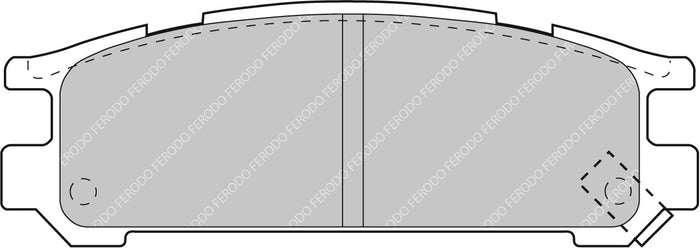 Ferodo Brake Pad Set FCP790C 4003