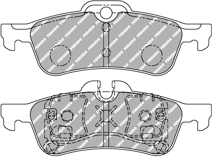 Ferodo Brake Pad Set FDS1676 DS Performance