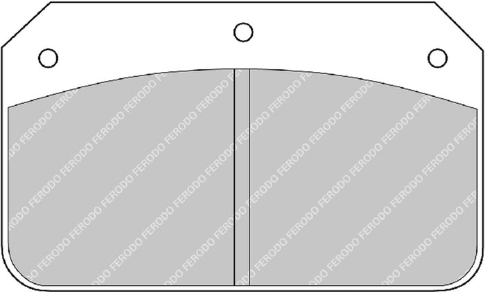 Ferodo Brake Pad Set FRP502R DS3000