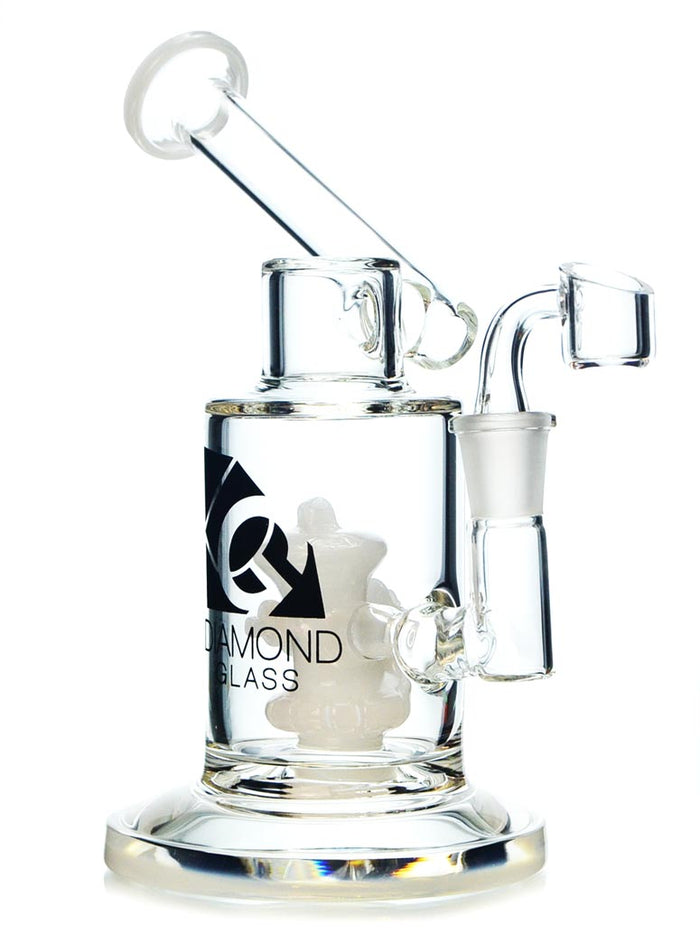 Fire Hydrant Perc Dab Rig by Diamond Glass