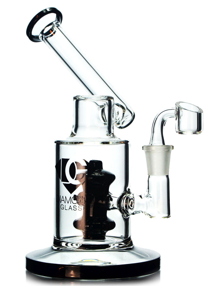 Fire Hydrant Perc Dab Rig by Diamond Glass