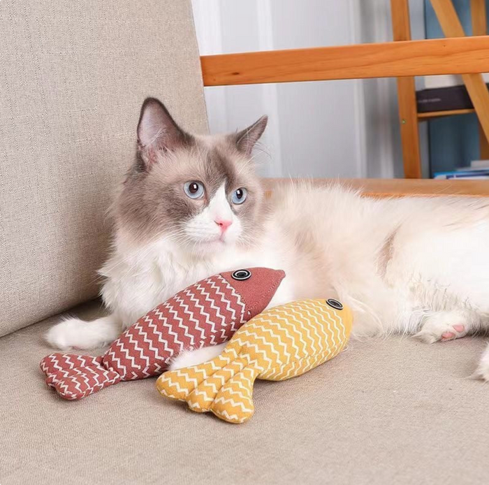 FishBuddy Cat Toy with Catnip