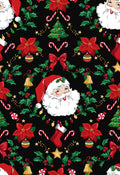 FL-Tidings & Joy D103-Z Black - Santa Trimmings