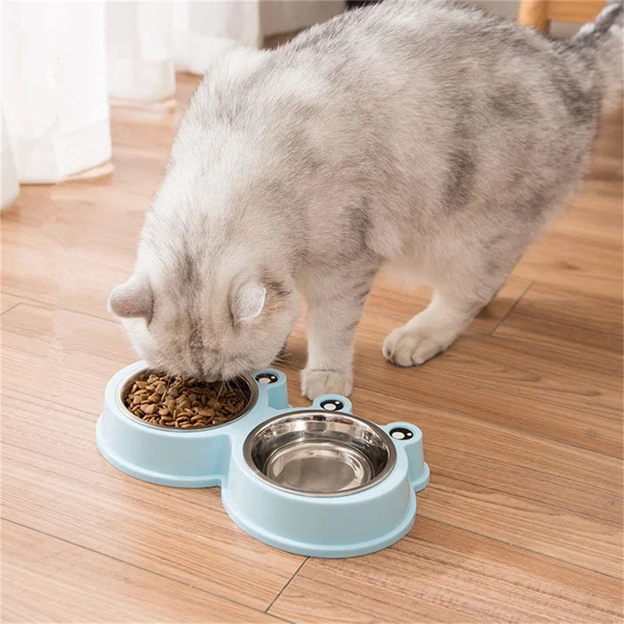 FrogFeast Double Pet Bowl